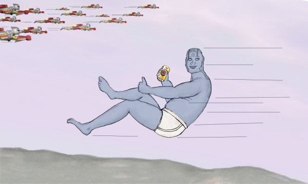 Doctor Manhattan's younger brother Biff