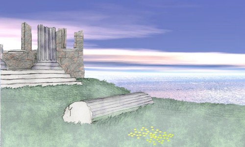 Early morning in a strange country