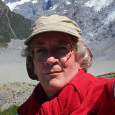 Paul Gazis at Mount Cook